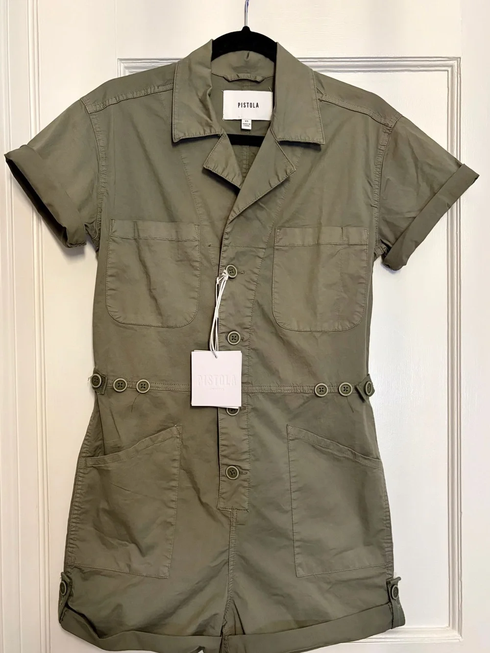 PISTOLA Parker Romper in colonel XS NWT